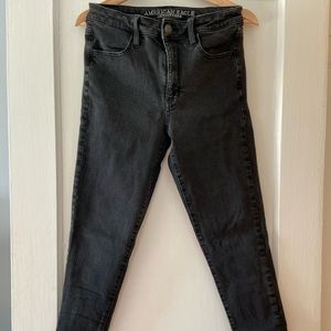 AE Faded Black Jeggings